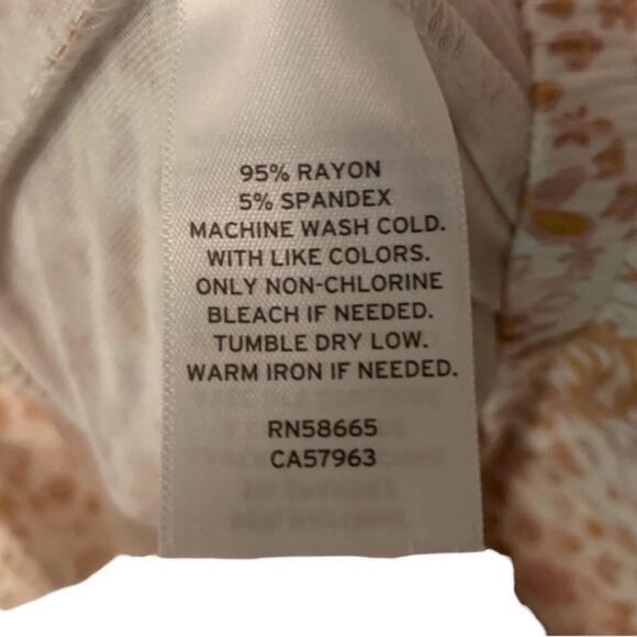 Nordstrom Girls Floral Ruffle Strap Jumpsuit XL 14/16 Brown Cream NWT - Picture 5 of 5